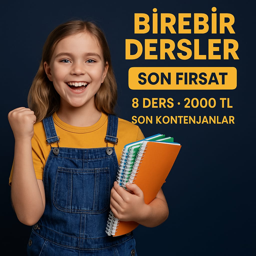 Birebir Dersler • Son Fırsat görseli